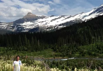 Backroads' Jerome Lissman in Glacier National Park
