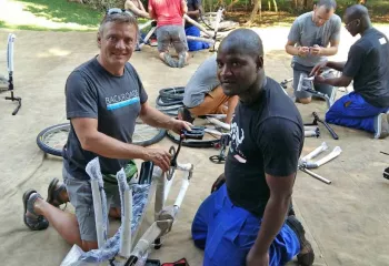 Assembly of WBR Buffalo Bikes