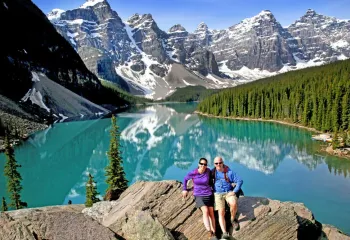 Hikers at Ten Peaks