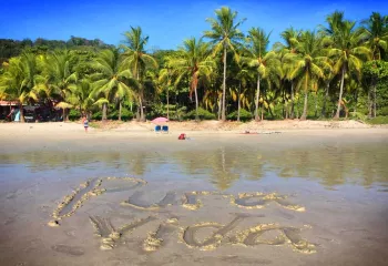 Pura Vida beach in Costa Rica