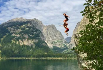 Jumping into the Lake