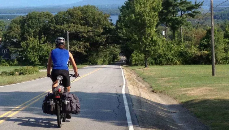 Biking touring in New Hampshire