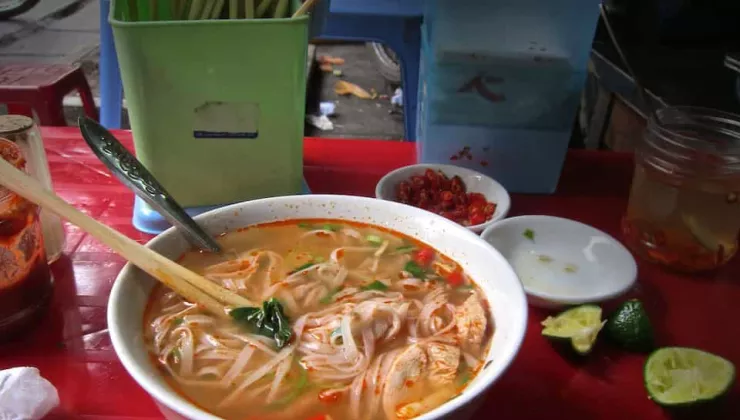 Pho ga, a staple of Vietnamese cuisine