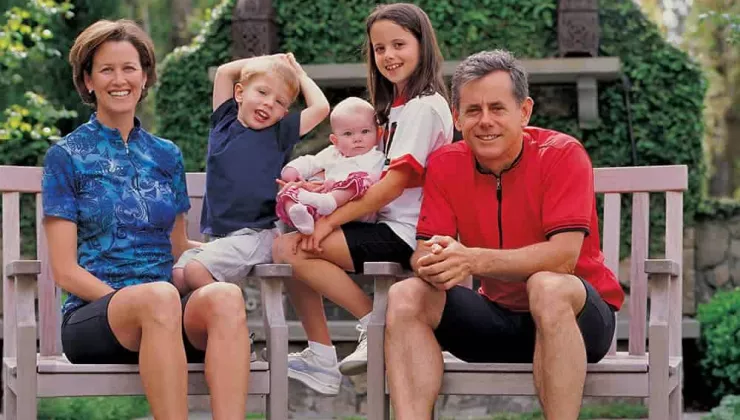 Backroads Founder Tom Hale and family