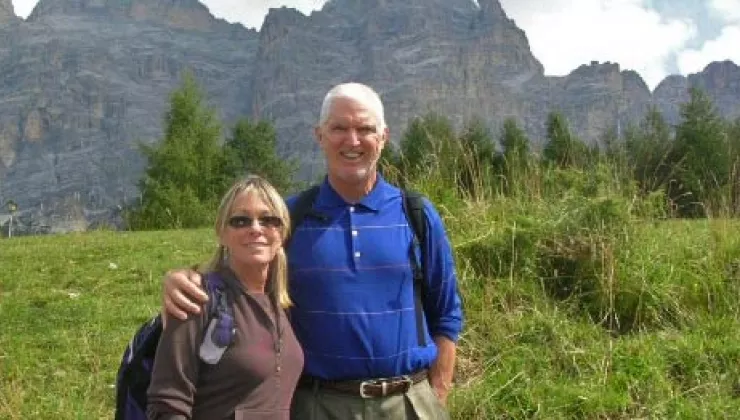 Andy Russell in the Dolomites on a Backroads trip