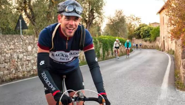 Backroads Leaders rid in L'Eroica bike race
