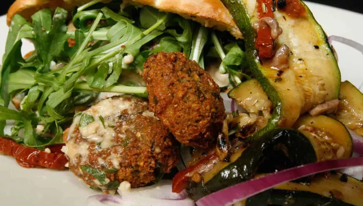 Gourmet falafel - famous middle eastern dish