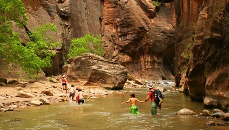 Backroads Bryce, Zion and Grand Canyon family multisport camping vacation.