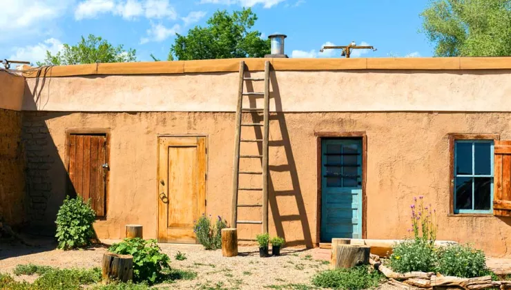 Adobe Building - Colors of New Mexico