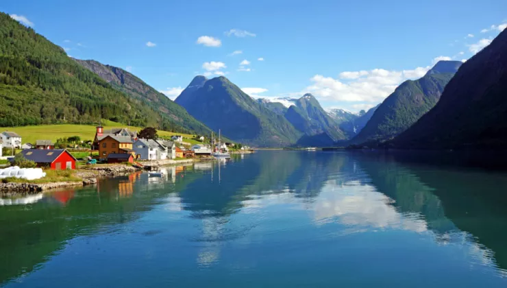 Norway Village and Lake