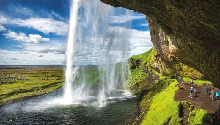 Waterfall in Iceland