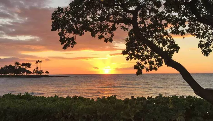 Sunset in Hawaii