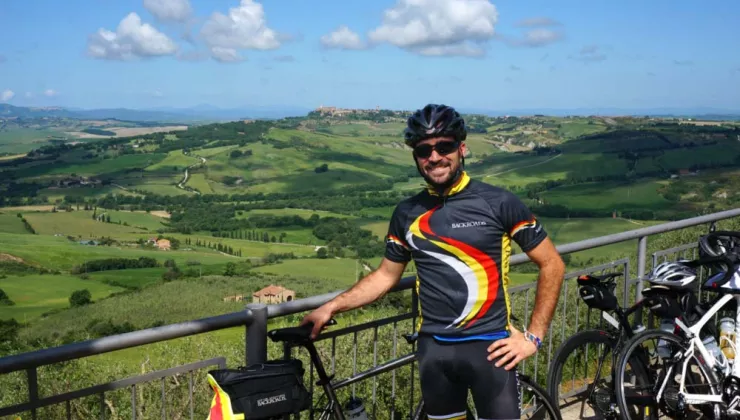 Backroads Leader biking in Tuscany