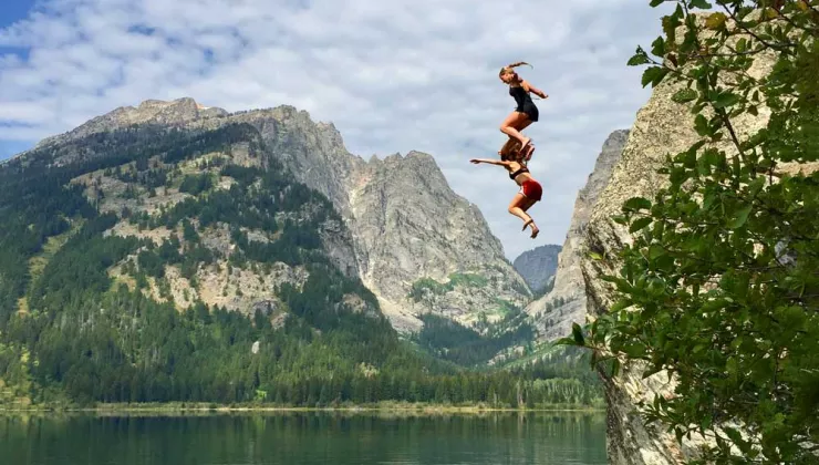 Jumping into the Lake