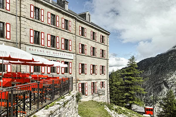 hotel on a mountainside