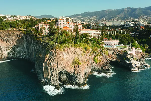 grand hotel on a cliff