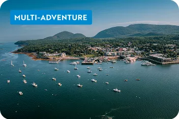 Boats in the water at a harbor