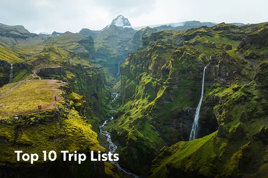 Green mountain river valley