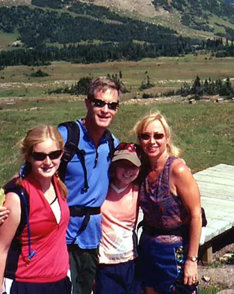 Trip Leader Casey Carr and Family