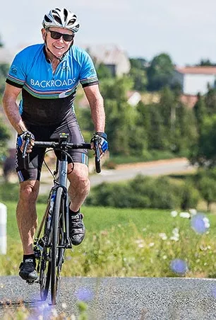 Tom Hale Biking in France
