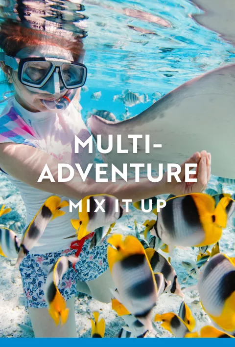 Multi-adventure mobile hero image