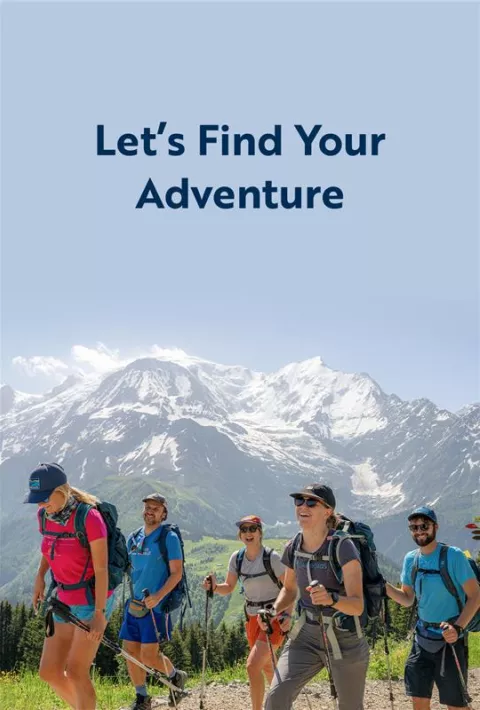 Group of backroads guests on a hike with CTA