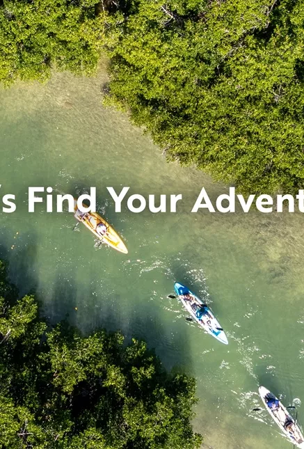 Find your adventure desktop banner