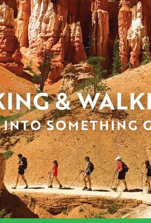 Hiking and walking banner