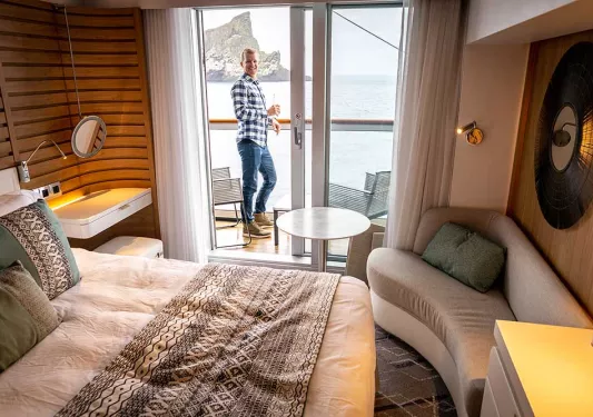 Iceland Ocean Cruise Walking & Hiking Tour - Ponant State Room