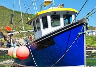 Boat in Boscastle, Cornwall