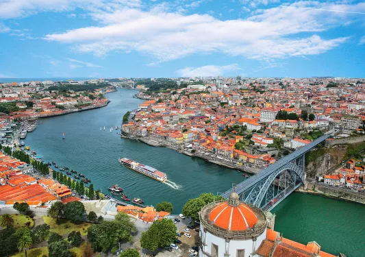 Exterior of Ama Vida cruise ship on the water.