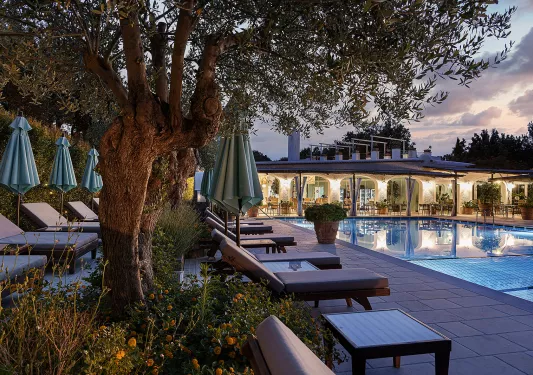 Pool view of Botania Relais & Spa