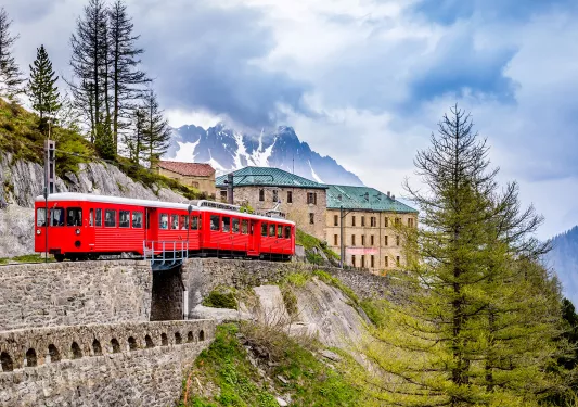 Train Swiss Alps