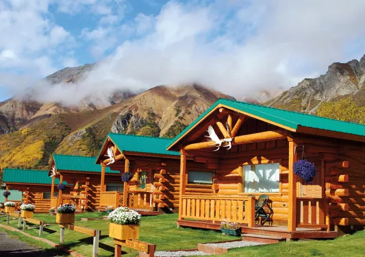 Exterior view of Sheep Mountain Lodge