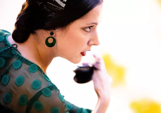 Flamenco dancer in Spain.