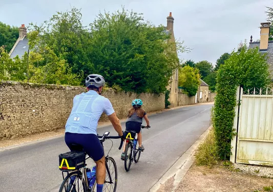 Backroads Guests Biking