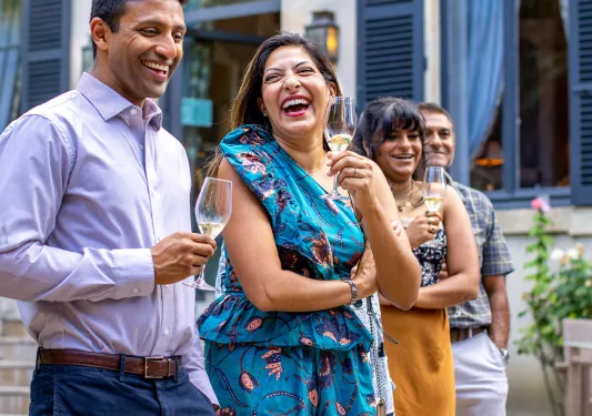 Four Backroads Guests Laughing