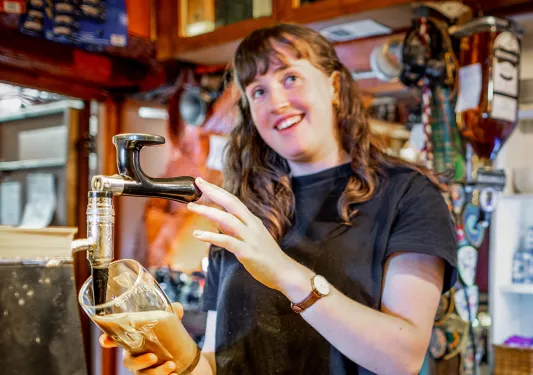 Serving Ale Cornwall