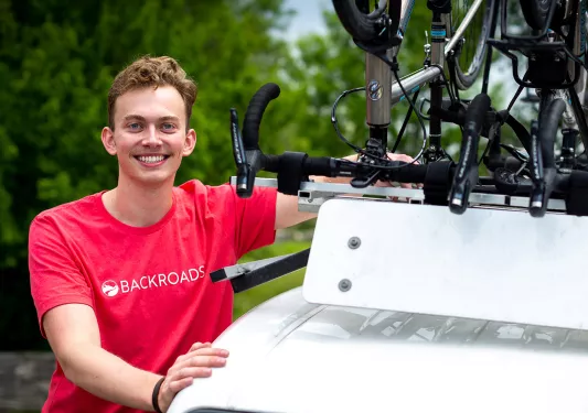 Backroads Leader Van Bikes Roof Rack 