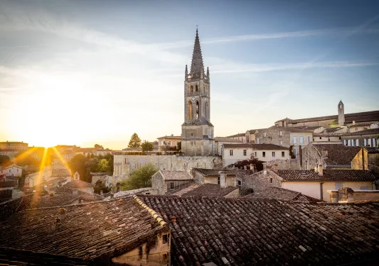 Sunrise Over Buildings