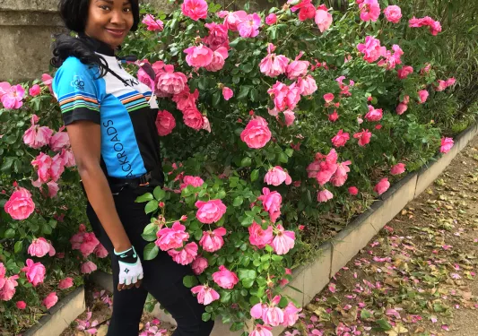 Backroads Guest with Pink Flowers