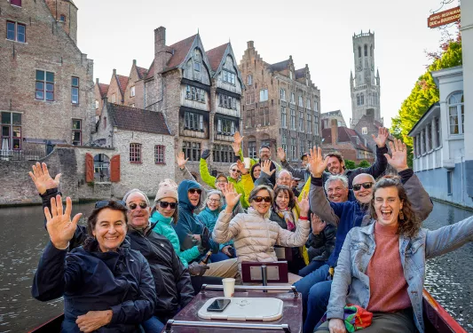 Guests enjoying a local boat tour