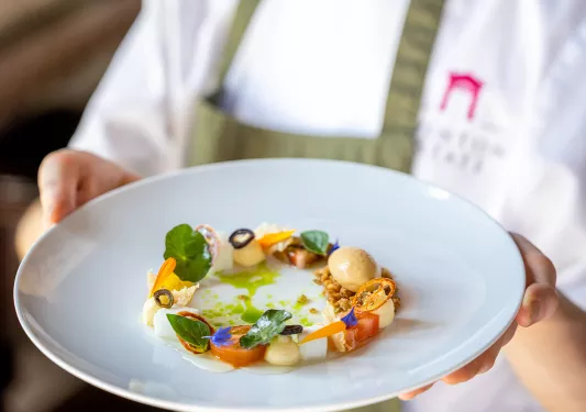 Gourmet Dish Served by Chef Scotland