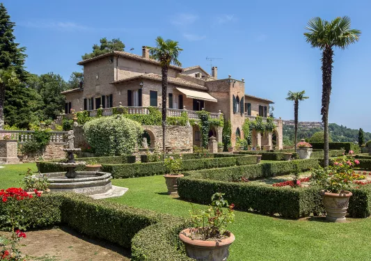 Exterior view of Villa Cattani Stuart