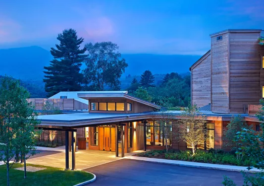 Exterior view of Topnotch Resort and Spa