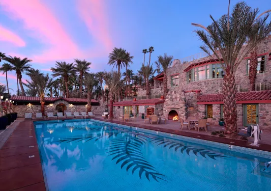 The pool at the Inn at Death Valley