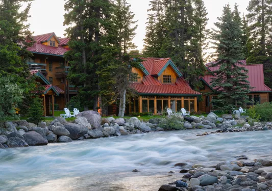 River view of the Post Hotel & Spa