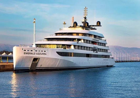 The Emerald Cruise ship.