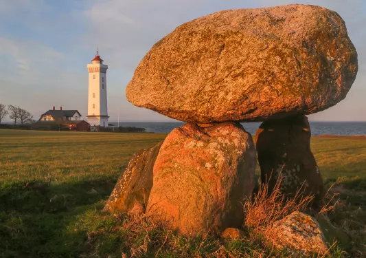 Rock sculpture along the coast