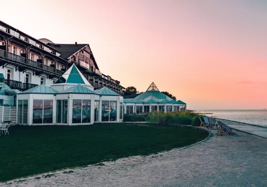 Exterior view of the Marienlyst Seafront Hotel